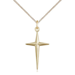 14kt Gold Cross Medal