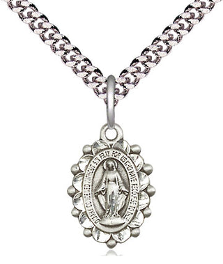 Pewter Miraculous Medal Religious and Catholic Jewelry