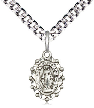 Pewter Miraculous Medal Religious and Catholic Jewelry