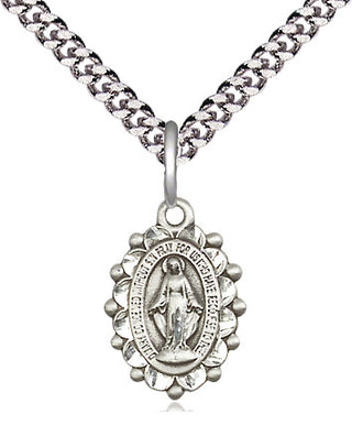 Pewter Miraculous Medal Religious and Catholic Jewelry