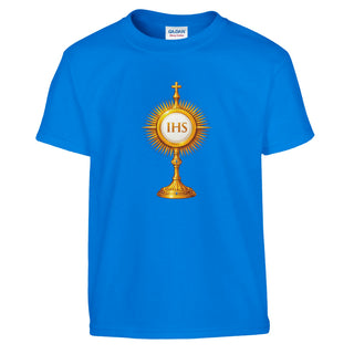 IHS Monstrance Eucharist Kids T-Shirt - view 6