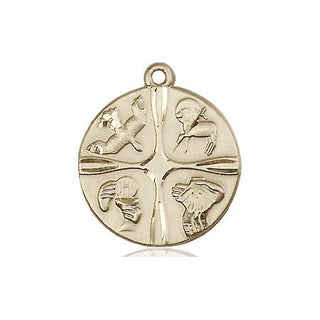 14kt Gold Filled Christian Life Medal