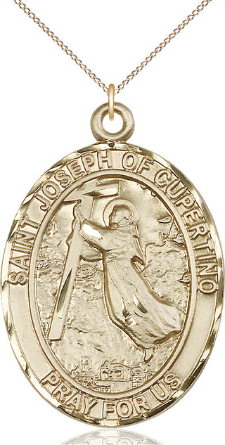 14kt Gold Saint Joseph of Cupertino Medal