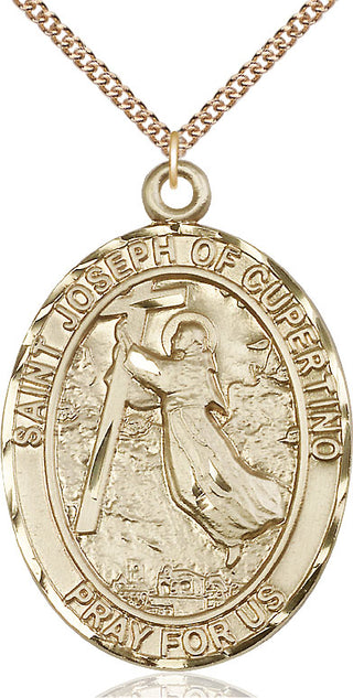 14kt Gold Saint Joseph of Cupertino Medal
