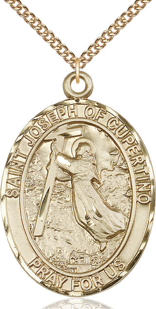 14kt Gold Saint Joseph of Cupertino Medal