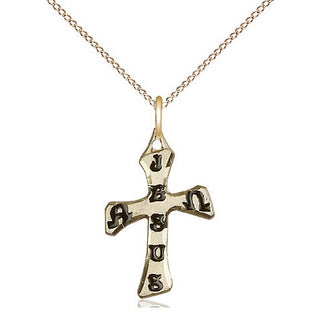 14kt Gold Filled Cross Medal Religious Jewelry