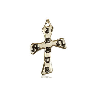 14kt Gold Cross Medal