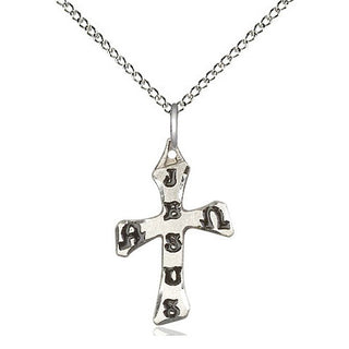 Sterling Silver Cross Medal Religious Jewelry
