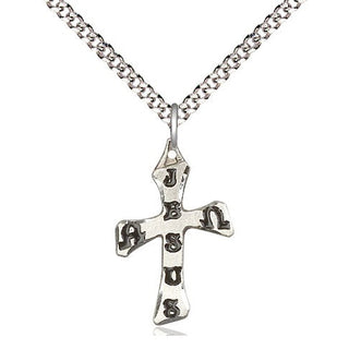 Sterling Silver Cross Medal Religious Jewelry