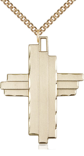14kt Gold Cross Medal
