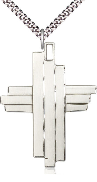 Sterling Silver Cross Medal Catholic Jewelry
