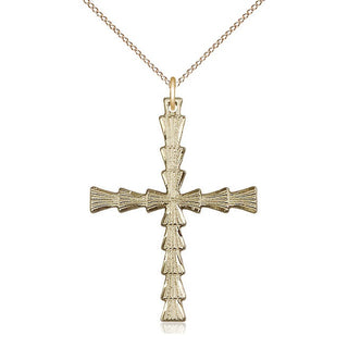 14kt Gold Cross Medal