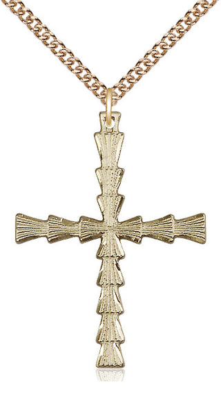 14kt Gold Cross Medal