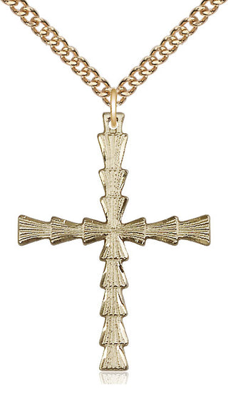 14kt Gold Cross Medal