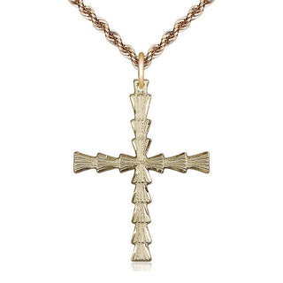 14kt Gold Cross Medal