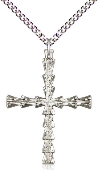 Sterling Silver Cross Medal Catholic Jewelry
