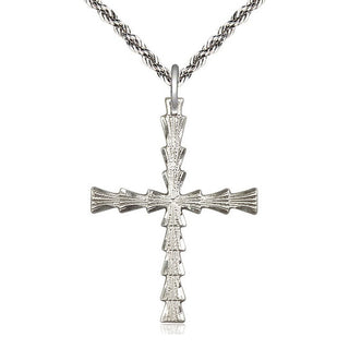 Sterling Silver Cross Medal Catholic Jewelry