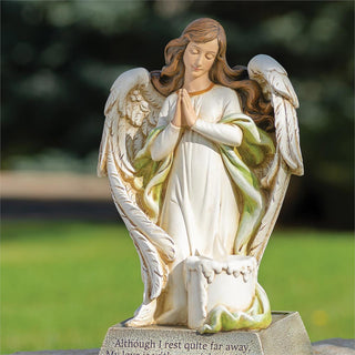 12-Inch Led Solar Angel Memorial Garden Statue