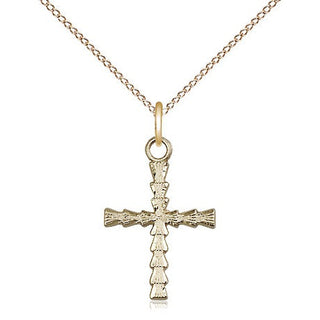 14kt Gold Filled Cross Medal Religious Jewelry