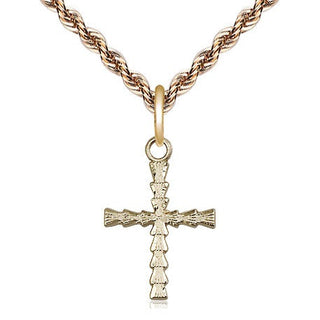 14kt Gold Cross Medal
