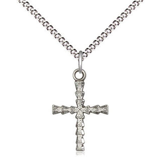 Sterling Silver Cross Medal Religious Jewelry
