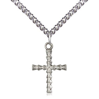 Sterling Silver Cross Medal Religious Jewelry