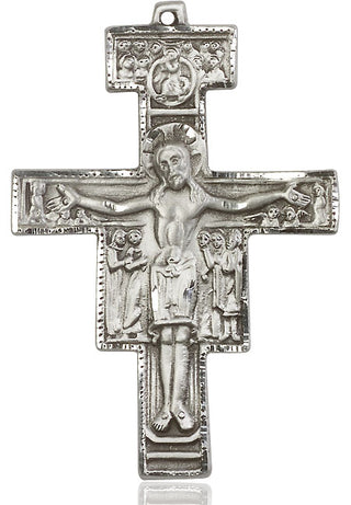 Sterling Silver San Damiano Medal Catholic Jewelry