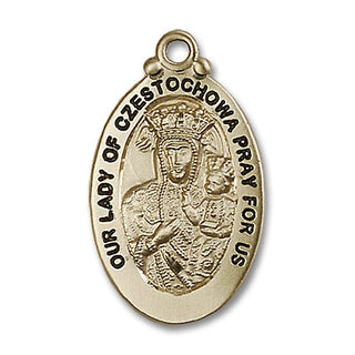 14kt Gold Filled Our Lady of Czestochowa Medal