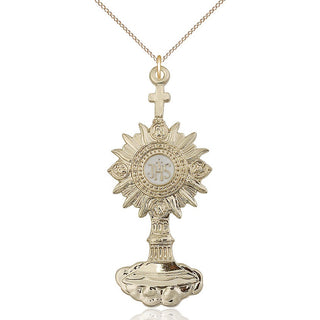 14kt Gold Monstrance Medal