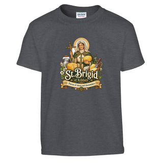 St. Brigid of Kildare Cheese Kids T-Shirt - view 7