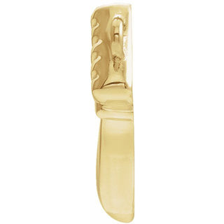 14K Yellow Claddagh Necklace Center