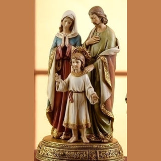 10.5"Holy Family Figure On Base