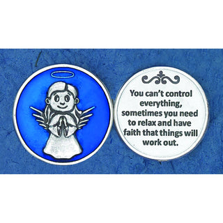 Bulk You Can't Control Everything Enameled Pocket Token