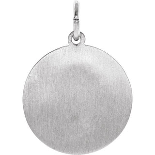 Sterling Silver 18 mm St. Joseph Medal  