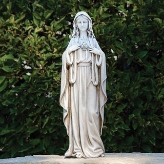 17-Inch Immaculate Heart Of Mary Garden Statue