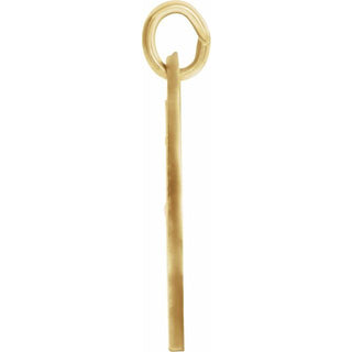 14K Yellow 12 mm Round Holy Communion Medal