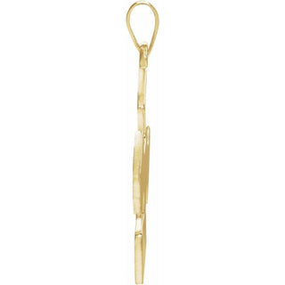 10K Yellow The Missing Peace Pendant 