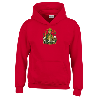 St. Patrick with Shamrocks Kids Hoodie - view 8