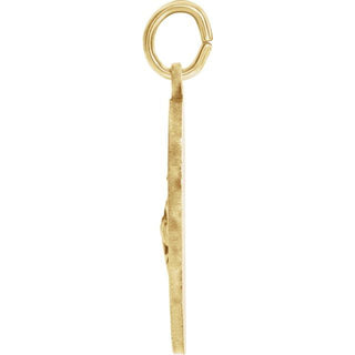 14K Yellow 22 mm Round St. Jude Thaddeus Medal