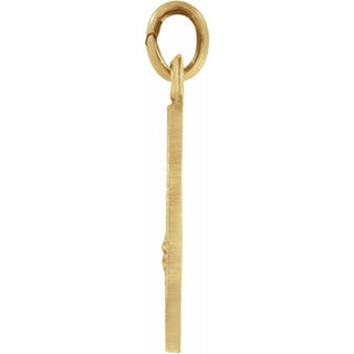 14K Yellow St. Florian Medal Pendant