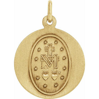 18K Yellow 22 mm Miraculous Medal