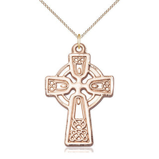 14kt Gold Celtic Cross Medal