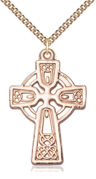 14kt Gold Celtic Cross Medal