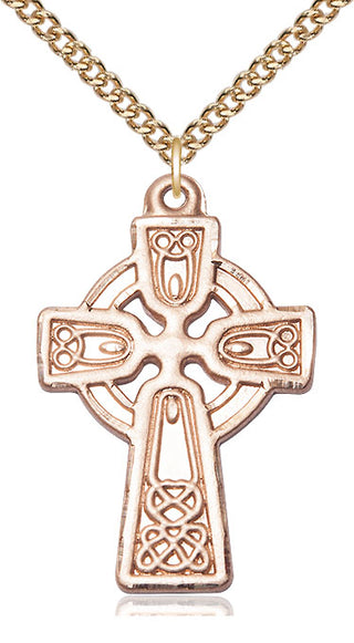 14kt Gold Celtic Cross Medal