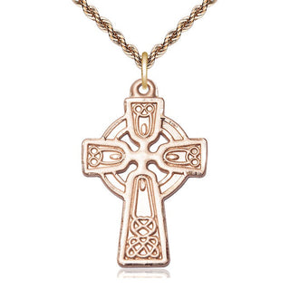 14kt Gold Celtic Cross Medal