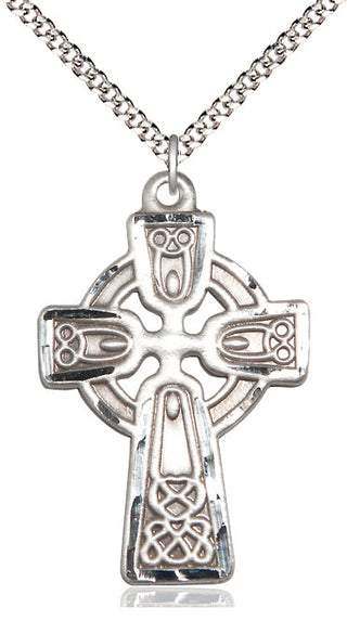 Pewter Celtic Cross Medal Catholic Jewelry