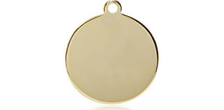 14kt Gold Filled Plain Disc Medal