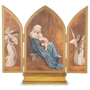 10-Inch Seated Madonna Triptych Renaissance Collection - View 2