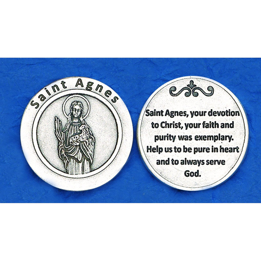 Catholic Tokens St Agnes Italian Token Bulk | Catholic Shop – CatholicShop.com
