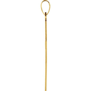 14K Yellow 28x18 mm Cross Pendant